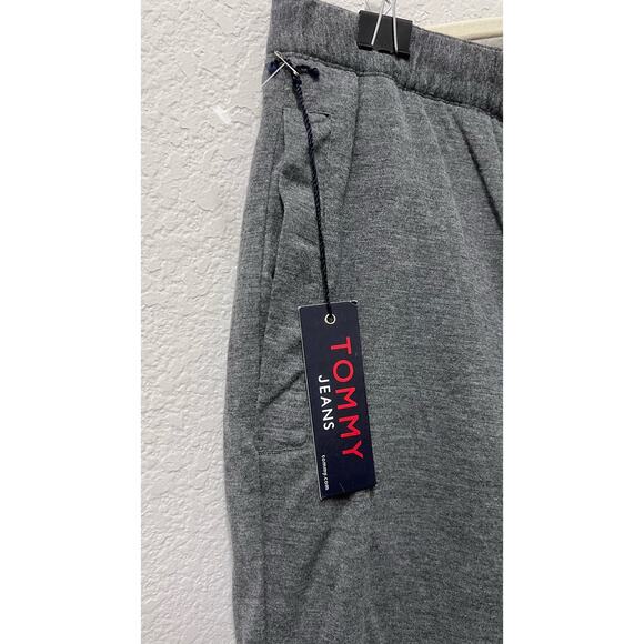 Tommy Jeans NWT Men's Navy Blue/Gray Reversible drawstring waist XL Track Pants - Picture 10 of 12